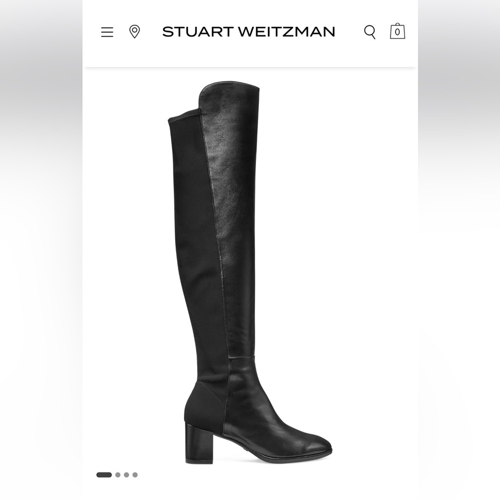 Stuart Weitzman HARPER 60 Tall Boots Size US 11B; EU 41.5